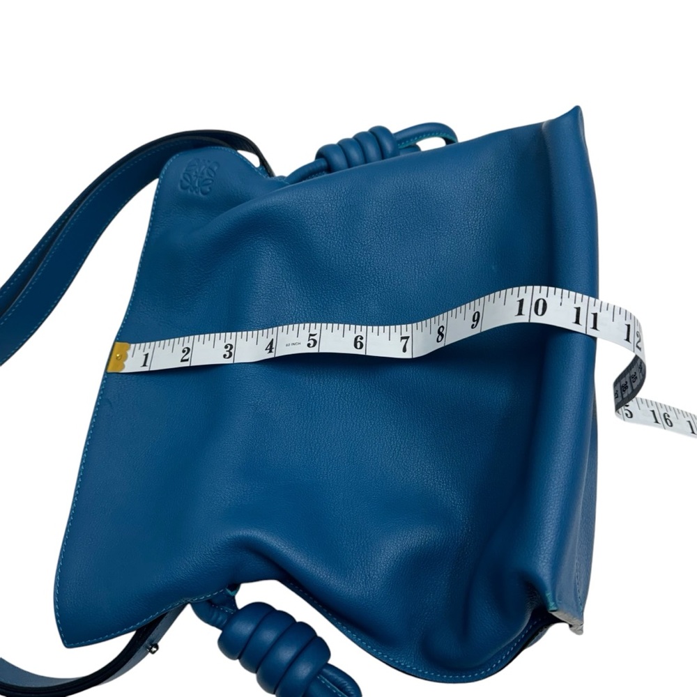 SOLD!! Loewe Blue Medium Flamenco Shoulder/Crossbody Bag - Picture 11 of 16